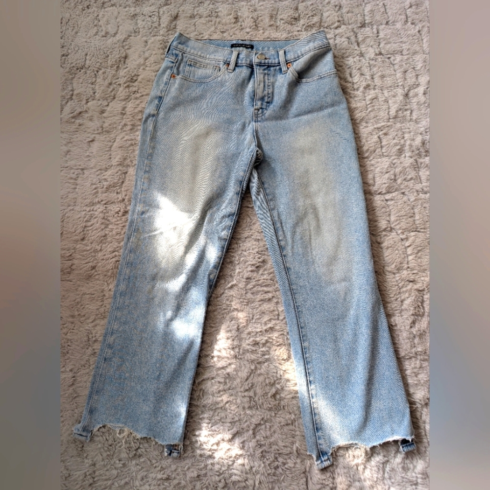 Lucky Brand Mid Rise Crop Mini Boot Ava Jeans Size 10